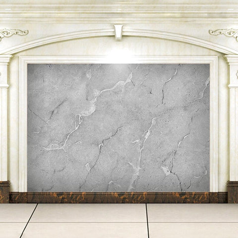 Image of Veined Gray Stone Wallpaper Mural, Custom Sizes Available Wall Murals Maughon's 