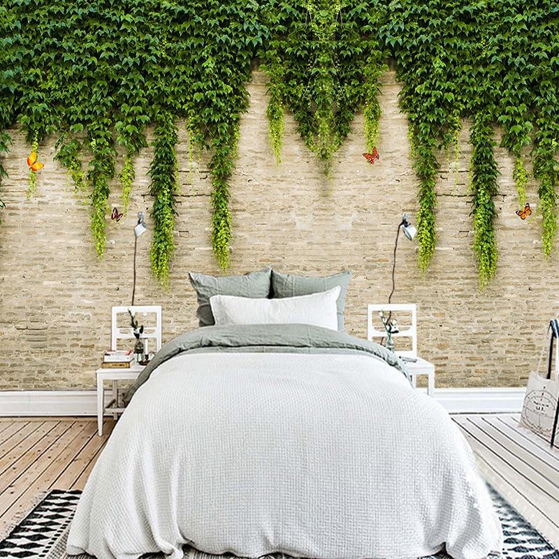 Vine Covered Wall Wallpaper Mural, Custom Sizes Available Maughon's 