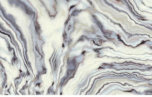 White and Purple Marble Wallpaper Mural, Custom Sizes Available