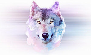Beautiful Wolf Wallpaper Mural, Custom Sizes Available